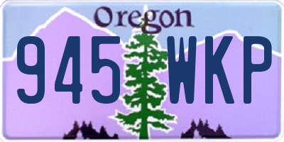 OR license plate 945WKP