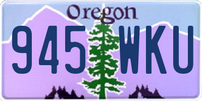 OR license plate 945WKU
