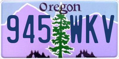 OR license plate 945WKV