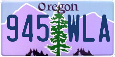 OR license plate 945WLA
