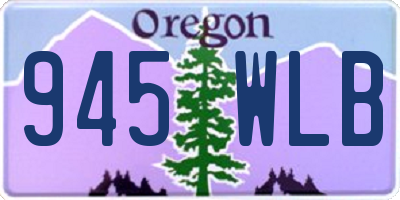 OR license plate 945WLB