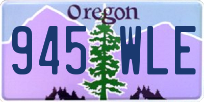 OR license plate 945WLE