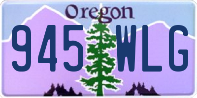 OR license plate 945WLG