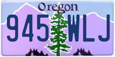 OR license plate 945WLJ