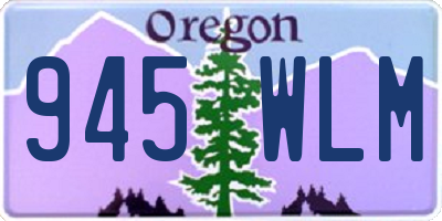 OR license plate 945WLM