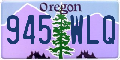 OR license plate 945WLQ