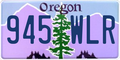 OR license plate 945WLR