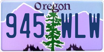OR license plate 945WLW