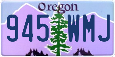 OR license plate 945WMJ