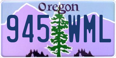 OR license plate 945WML