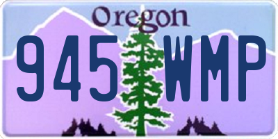 OR license plate 945WMP