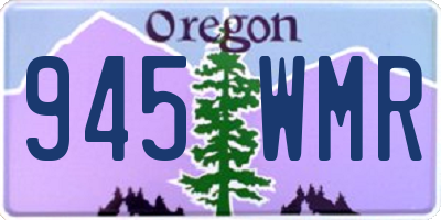 OR license plate 945WMR