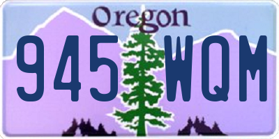 OR license plate 945WQM