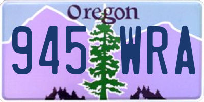 OR license plate 945WRA