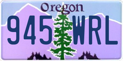 OR license plate 945WRL
