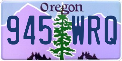 OR license plate 945WRQ