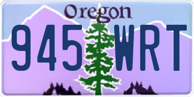 OR license plate 945WRT
