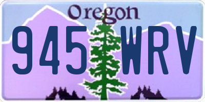 OR license plate 945WRV