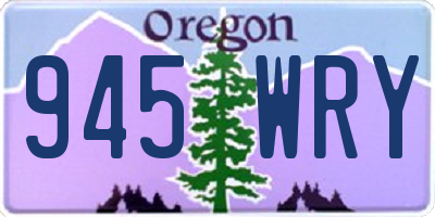 OR license plate 945WRY