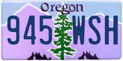 OR license plate 945WSH