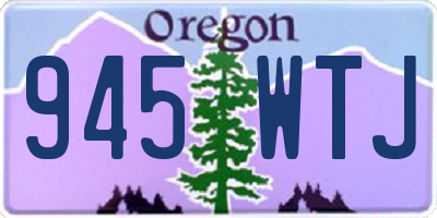 OR license plate 945WTJ