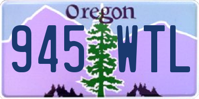 OR license plate 945WTL