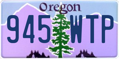 OR license plate 945WTP