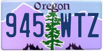 OR license plate 945WTZ