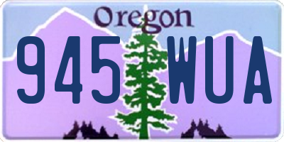 OR license plate 945WUA