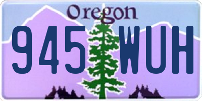 OR license plate 945WUH