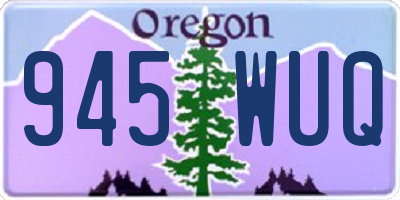 OR license plate 945WUQ