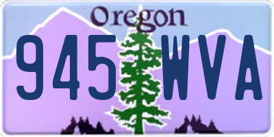 OR license plate 945WVA