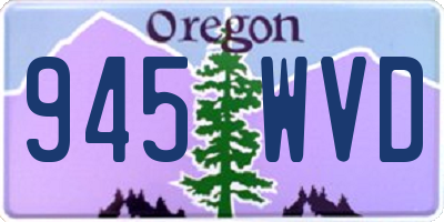OR license plate 945WVD