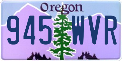 OR license plate 945WVR