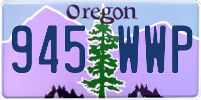 OR license plate 945WWP