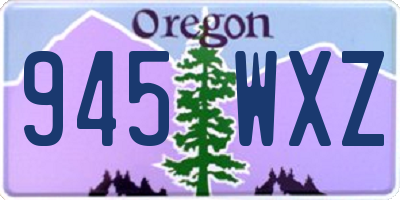 OR license plate 945WXZ