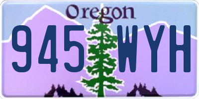 OR license plate 945WYH