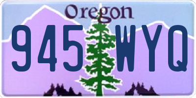 OR license plate 945WYQ