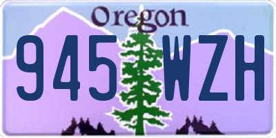 OR license plate 945WZH