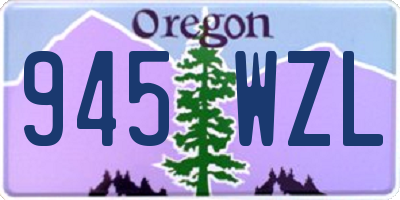 OR license plate 945WZL