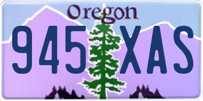 OR license plate 945XAS