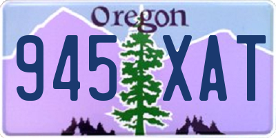 OR license plate 945XAT