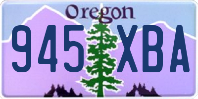 OR license plate 945XBA