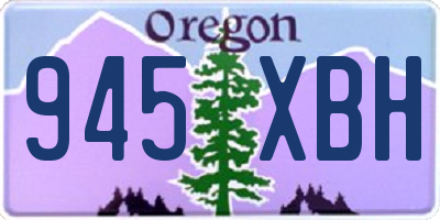 OR license plate 945XBH
