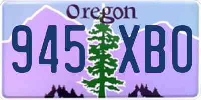 OR license plate 945XBO