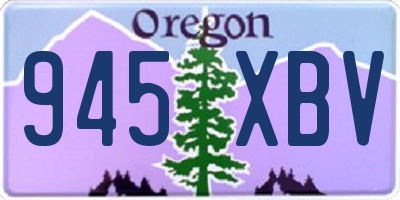 OR license plate 945XBV