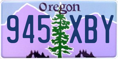 OR license plate 945XBY
