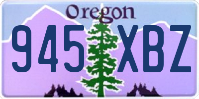 OR license plate 945XBZ