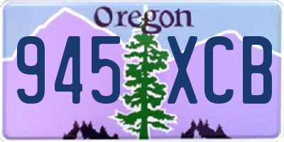 OR license plate 945XCB