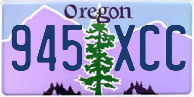 OR license plate 945XCC